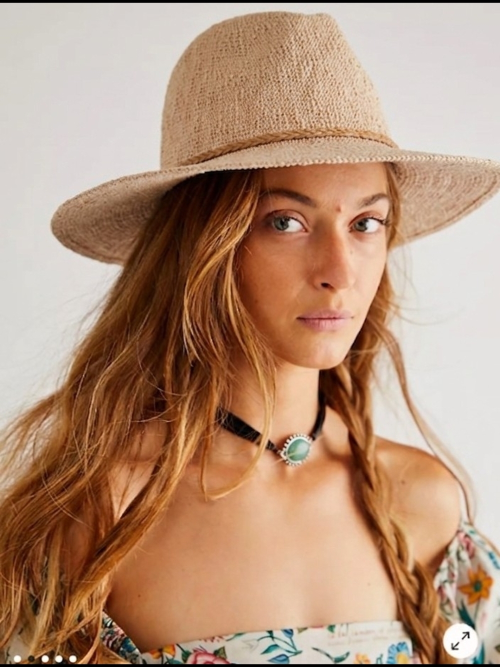 Free People NWT Knitted Bucket Hat - Rose/Pink  All Size